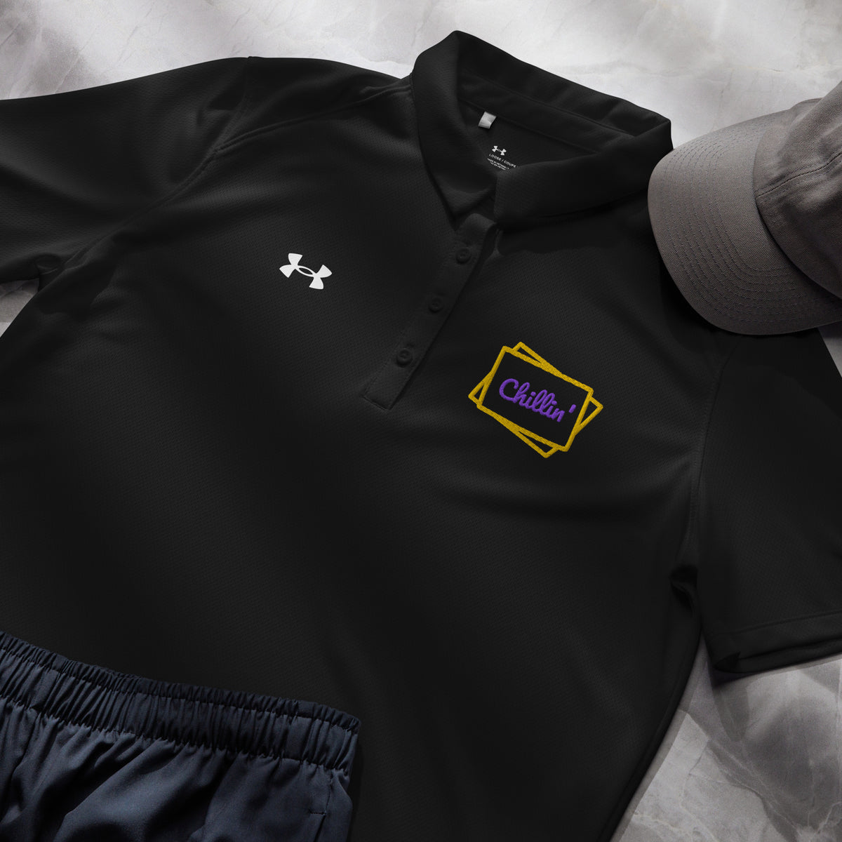 Chillin' Under Armour® Women’s Embroidered Polo - Snugoma