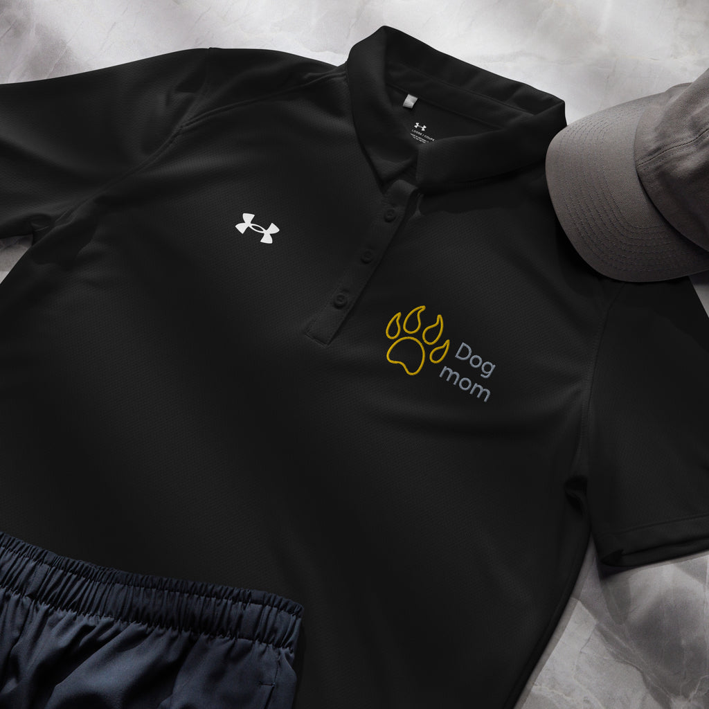 Dog Mom Under Armour® Women’s Embroidered Polo - Snugoma