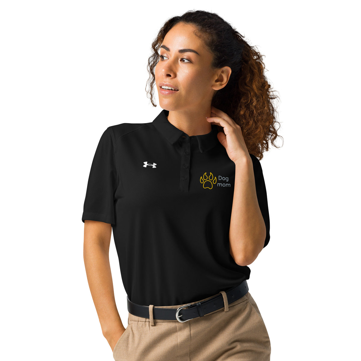 Dog Mom Under Armour® Women’s Embroidered Polo - Snugoma