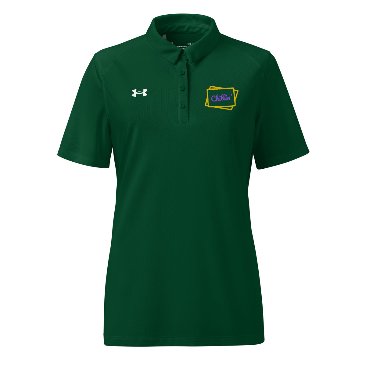 Chillin' Under Armour® Women’s Embroidered Polo - Snugoma