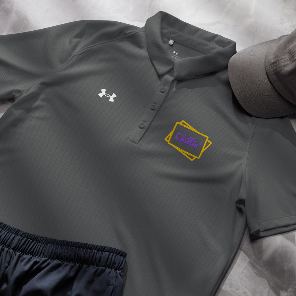 Chillin' Under Armour® Women’s Embroidered Polo - Snugoma