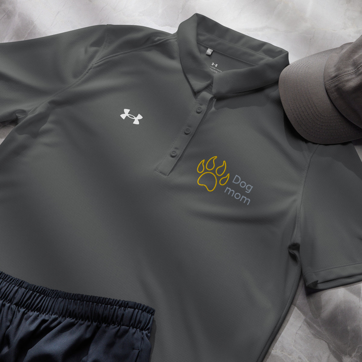Dog Mom Under Armour® Women’s Embroidered Polo - Snugoma