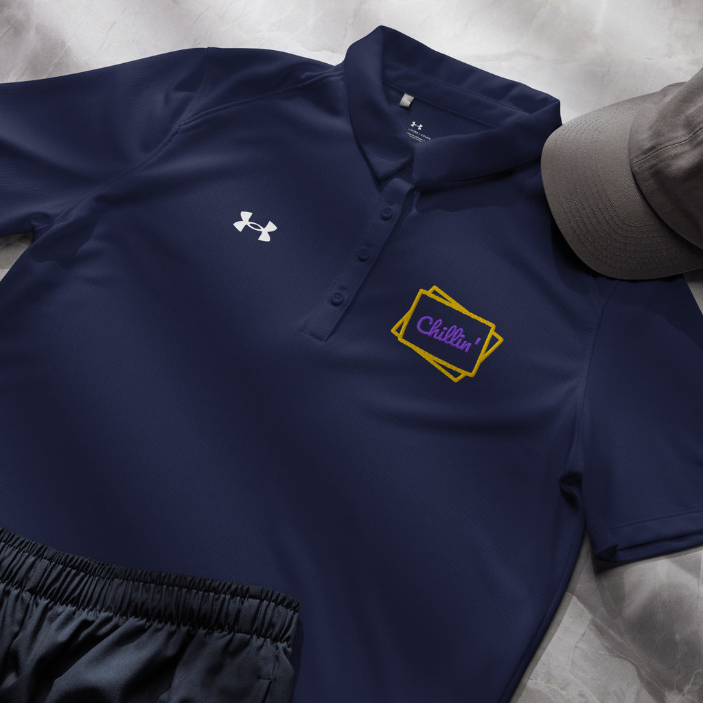Chillin' Under Armour® Women’s Embroidered Polo - Snugoma
