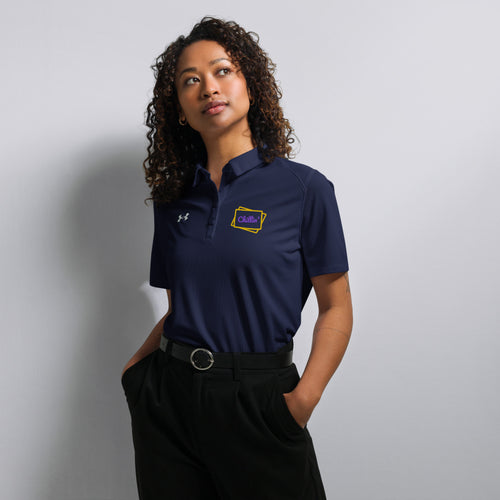 Chillin' Under Armour® Women’s Embroidered Polo - Snugoma